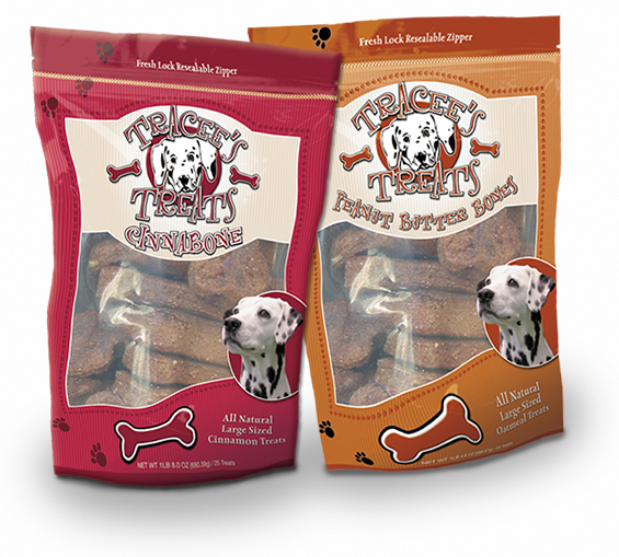 Tracee's Treats Package Design