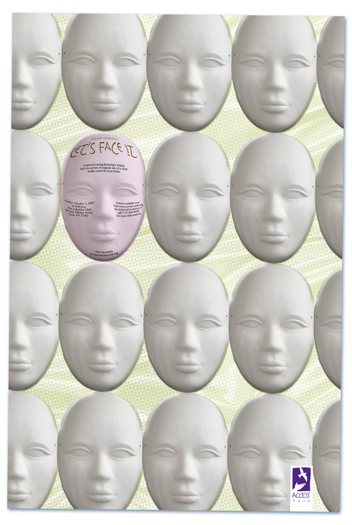 Access York Faces Poster Design