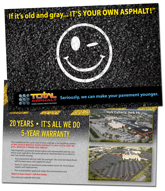 Total Asphalt Mailer Design