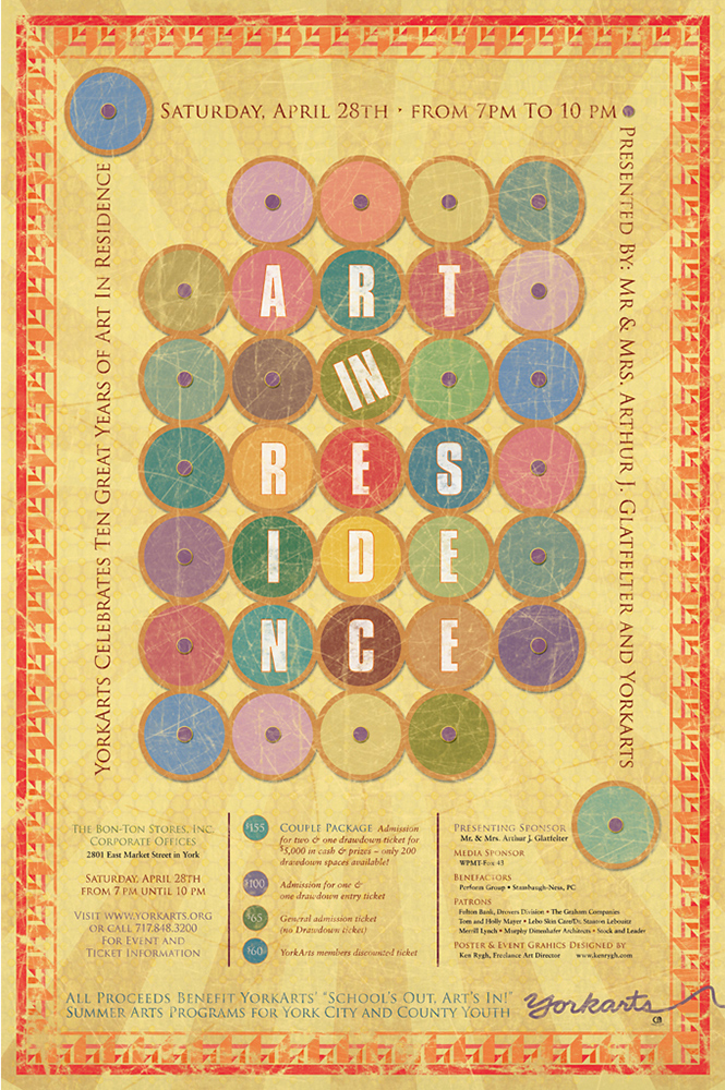 Art in Residence poster
